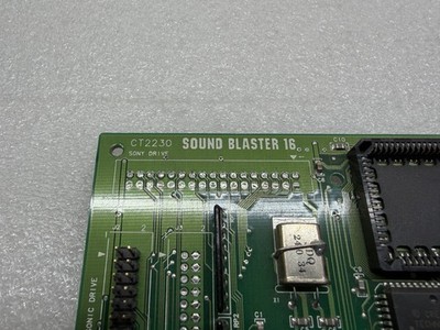 Sound Blaster 16 ISAサウンドカード CT2230 Sound Blaster 16 CT2230 Vintage 16-Bit ISA Sound Card Free