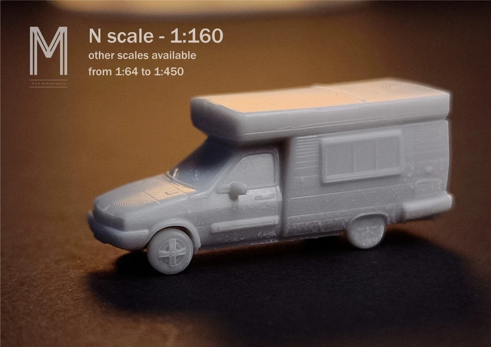 1/64 1/76 1/87 N Z CITROEN C15 CAMPER VAN car miniature diorama modelisme - Photo 1/4