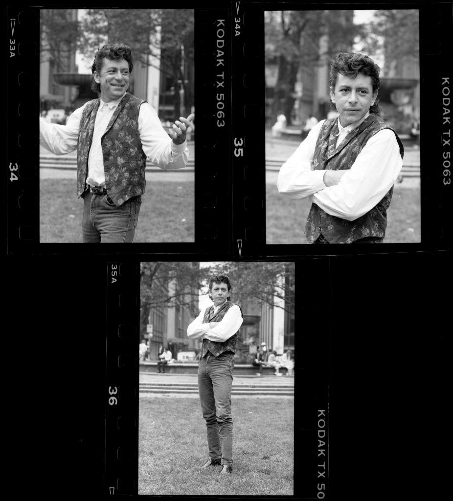 '86 Joe Ely Manhattan NYC Tex-Mex Country Original Gahr 35mm 3 Negative Lot A979