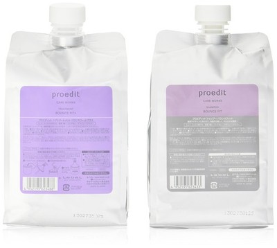 LebeL Pro Edit Shampoo Bounce Fit 1000ml & Hair Treatment Bounce Fit Plus 1000ml