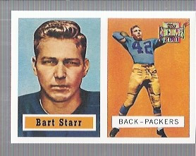 2001 Topps Archives #5 Bart Starr 57 Card