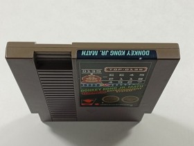 DONKEY KONG JR. MATH NINTENDO NES NTSC-USA (CARTRIDGE ONLY)