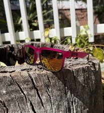 New SPY Sunglasses In Hot Pink Mens Womens UV400 Ken Block Helm Stylish Unisex