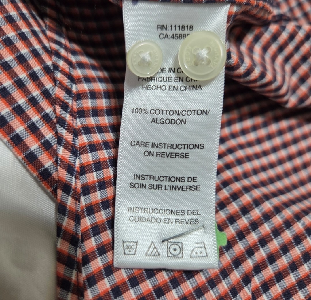 Michael Kors Multi-colored Checkered Button Down … - image 5