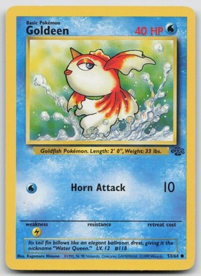 Goldeen 53/64 - Jungle - EN - EXC - Pokemon TCG