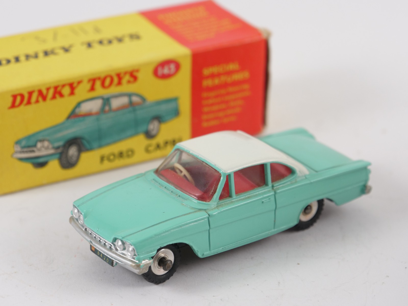 Dinky 143, Ford Capri - Free Price Guide & Review