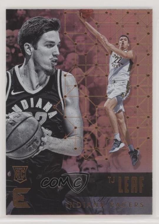 2017-18 Panini Essentials Retail Thin Stock TJ Leaf #191 Rookie RC 0a3