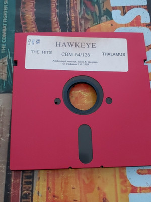 Hawkeye (Thalamus 1989) Commodore 64 (Disk) working classic 8-bit C64