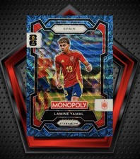 Lamine Yamal *Blue Wave* 2026 Panini Prizm Monopoly FIFA World Cup #41 Spain