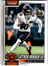 2026 Topps Flagship Football #34 LUTHER BURDEN III Chicago Bears RC
