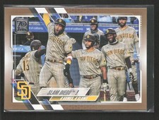 Slam Diego! 2021 Topps #323 Gold /2021 San Diego Padres