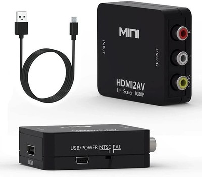 HDMI To RCA AV Adapter Converter Cable CVBS 3RCA 1080P Composite Video Audio