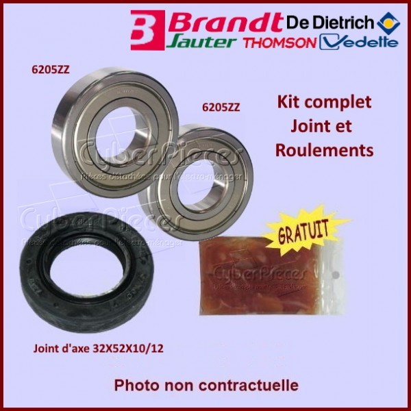 Kit palier Brandt L57A001A4 pour lave-linge à chargement par le haut