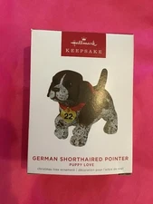 Hallmark Keepsake Ornament 2022 Puppy Love 32nd German Shorthaired Pointer dog