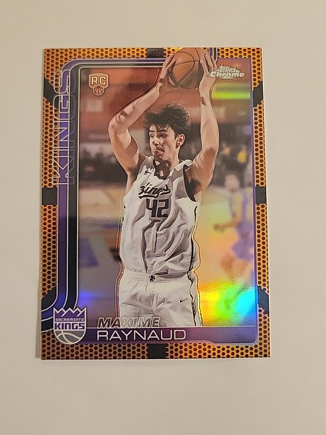 2025-26 Topps Chrome Maxime Raynaud Rookie  Basketball Border #293