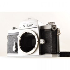 SN 644xxxx Nikon F Eye Level Silver 35mm SLR Film Camera Near Mint  4940