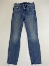 Mother Jeans Revolve Womens 25 Blue The Looker Ankle We The Animals USA Denim