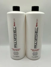 2- Paul Mitchell Firm Style Freeze and Shine Super Spray 33.8 oz Red Label