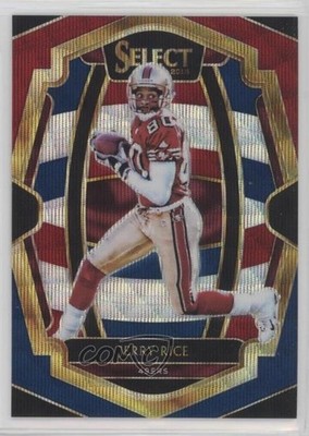 2018 Panini Select Premier Level Tri-Color Prizm 120/199 Jerry Rice #122 HOF 2rz