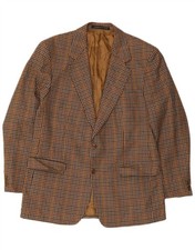 Marks & Spencer Mens St. Michael Blazer Jacket UK 42 Large Brown AS03
