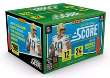 2025 Panini Score Football Factory Sealed Retail 24 Pack Box