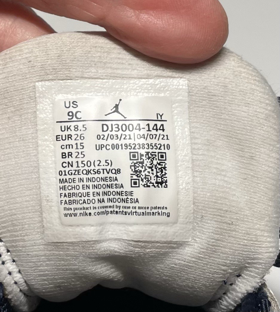 Air Jordan 13 (TD) Retro Toddler Size 9C White Blue Trim DJ3004-144 thumbnail 6