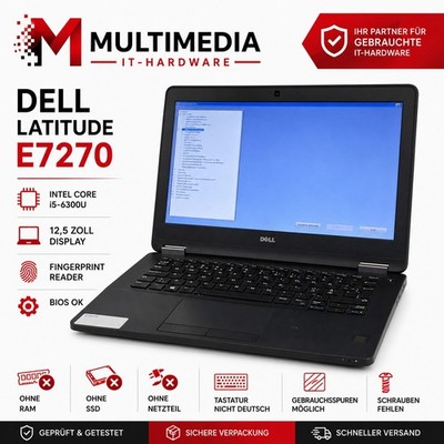 Dell Latitude E7270 12,5'' Laptop Intel Core i5-6300U ohne RAM ohne SSD#S416