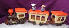 Vintage 1974 Romper Room Weebles West Railroad with 2 Figures