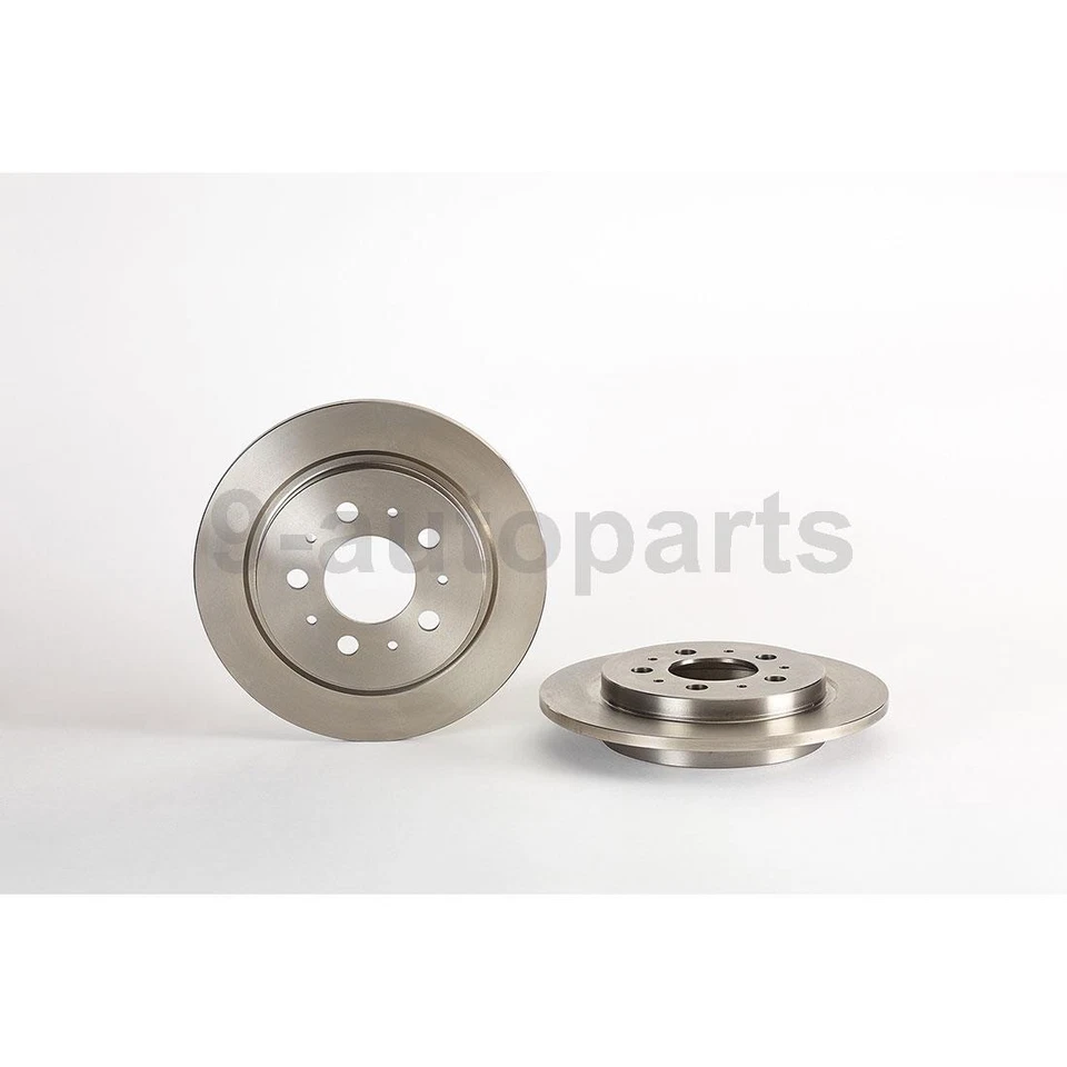 Kit de frenos traseros Brembo rotores de disco pastillas de cerámica para Volvo 760 1990 Foto 4 de 4