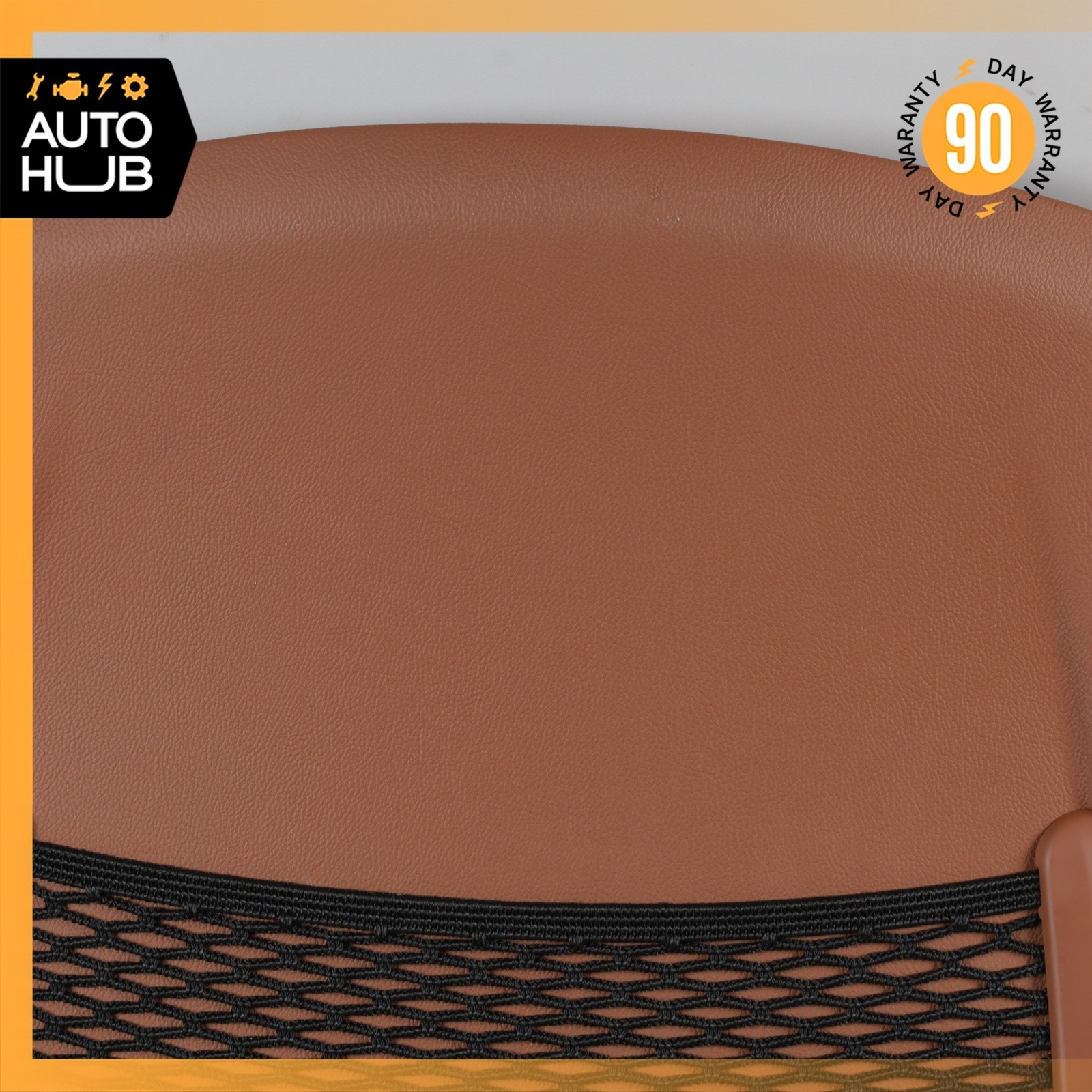 14-17 Maserati Ghibli M157 Front Right Side Seat Back Cover Brown OEM 68k