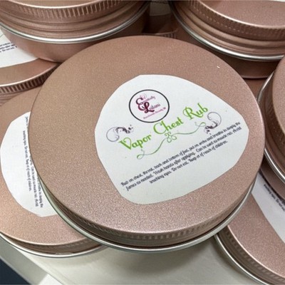 Glam Vapor Chest Rub Rose Gold Tin