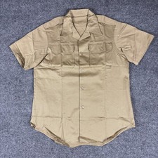 Vintage US Army Military Shirt Size Medium 8405-292-9383 Short Sleeve