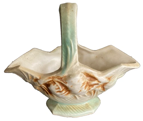 Vintage McCoy Pine Cone Basket 1940's/1950's