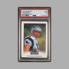 2002 DONRUSS TOM BRADY GRIDIRON KINGS #55 PSA NM 7 !!!