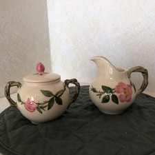 Franciscan Desert Rose Sugar/Creamer Set  Han...