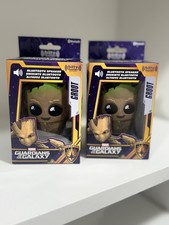 Lot of 2 Bitty Boomers Marvel Groot Bluetooth Speakers Mini Portable New Sealed