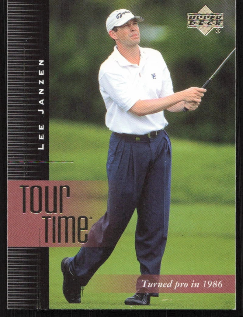 2001 Lee Janzen Tour Time #185 Golf Upper Deck LP