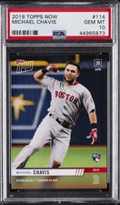 2019 TOPPS NOW #114 MICHAEL CHAVIS PSA 10