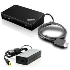 Lenovo Thinkpad Onelink+ Dock Station Yoga 260 460 P40 X1 Tablet Carbon