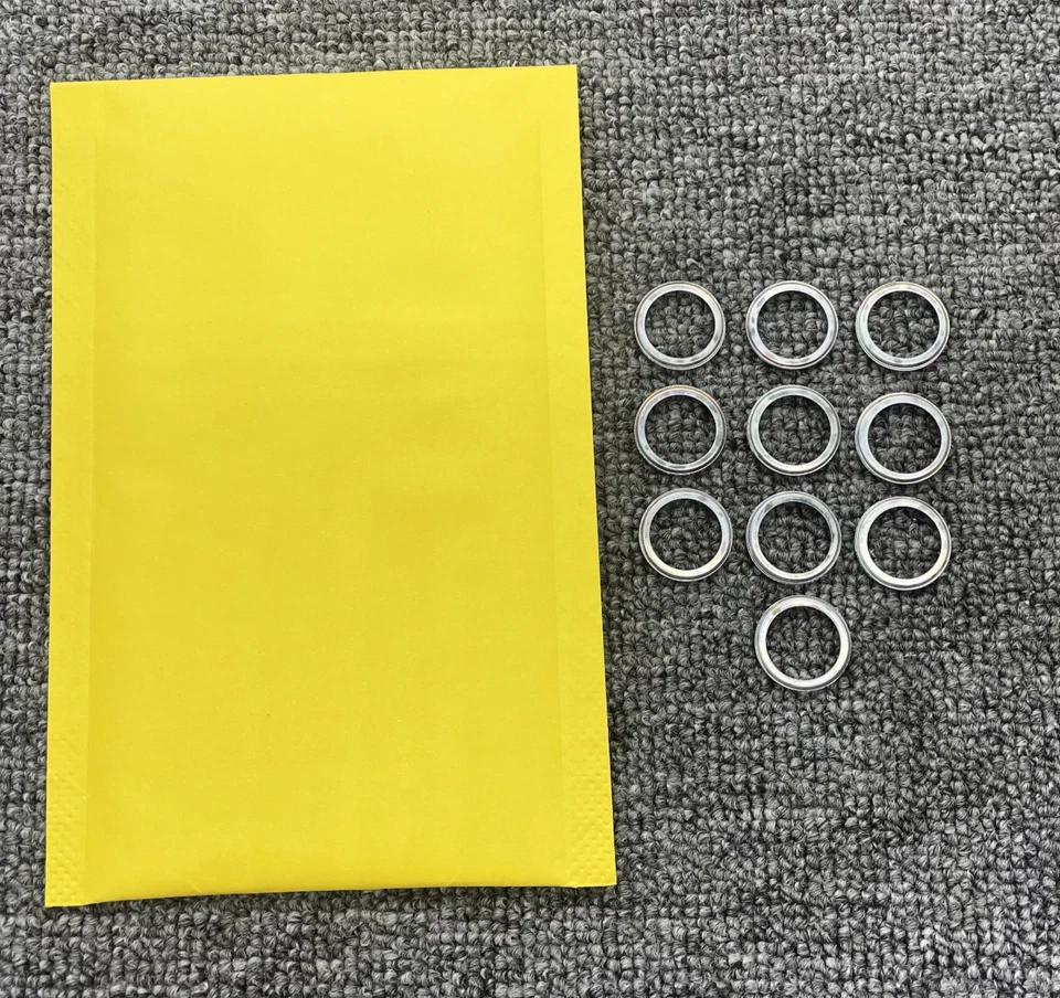 Oil Drain Plug Crush Washer Fits For Subaru Legacy Outback 2.5L H4 10 Set Foto 2 de 4