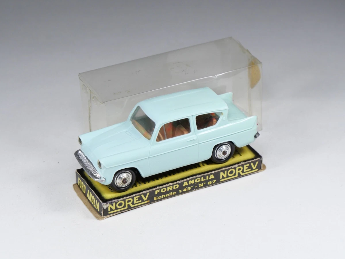 Dinky Toys Ford Anglia Bleu Ciel 1/43 - Voiture De Police Neuve En Boîte