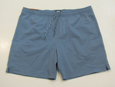 LANDS' END Mens Blue Quick Dry Swim Shorts Boxer Brief Liner Sz XXL NWT