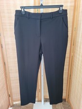Simply Vera Vera Wang Ankle Dress Pants  Womens Size 16 Black Stretch Zipper 