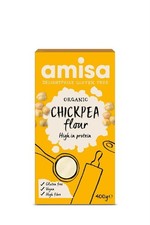 Farine de pois chiches bio sans gluten Amisa - 400 g (paquet de 6)