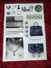 3D stickers for phone cases, trendy epoxy sticker set, Set of 16 Silver🩶