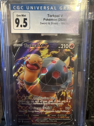Torkoal V graded CGC 10 for sale on eBay