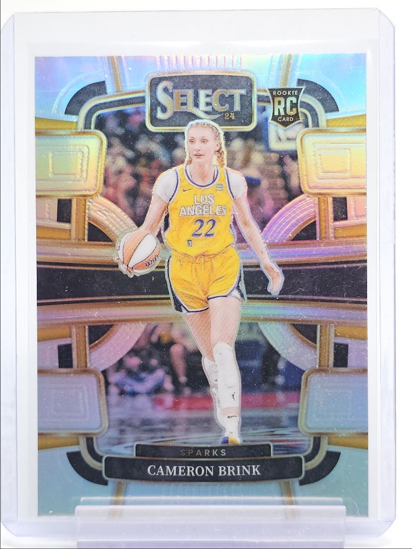 CAMERON BRINK 2024-25 SELECT WNBA CONCOURSE ROOKIE SILVER PRIZM I RC Q3704