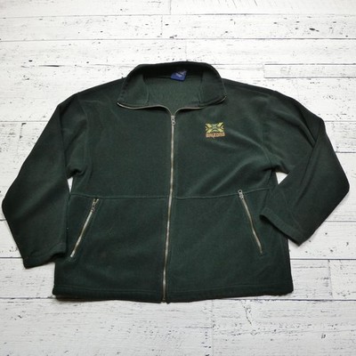 Polar Graphics USA Jacket Mens Large Full Zip Fleece Arizona Embroidered Made