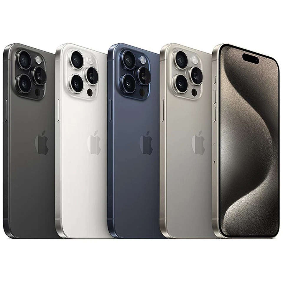 Nuovo Apple iPhone 15 Pro Max 256GB/512GB Smartphone Sbloccato Dual SIM Bianco