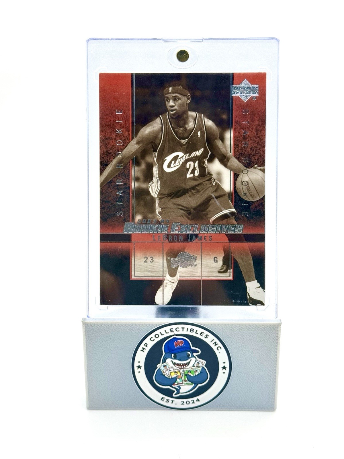 LEBRON JAMES 2003-04 Upper Deck #1 Star Rookie Exclusives BLACK & WHITE RARE SP